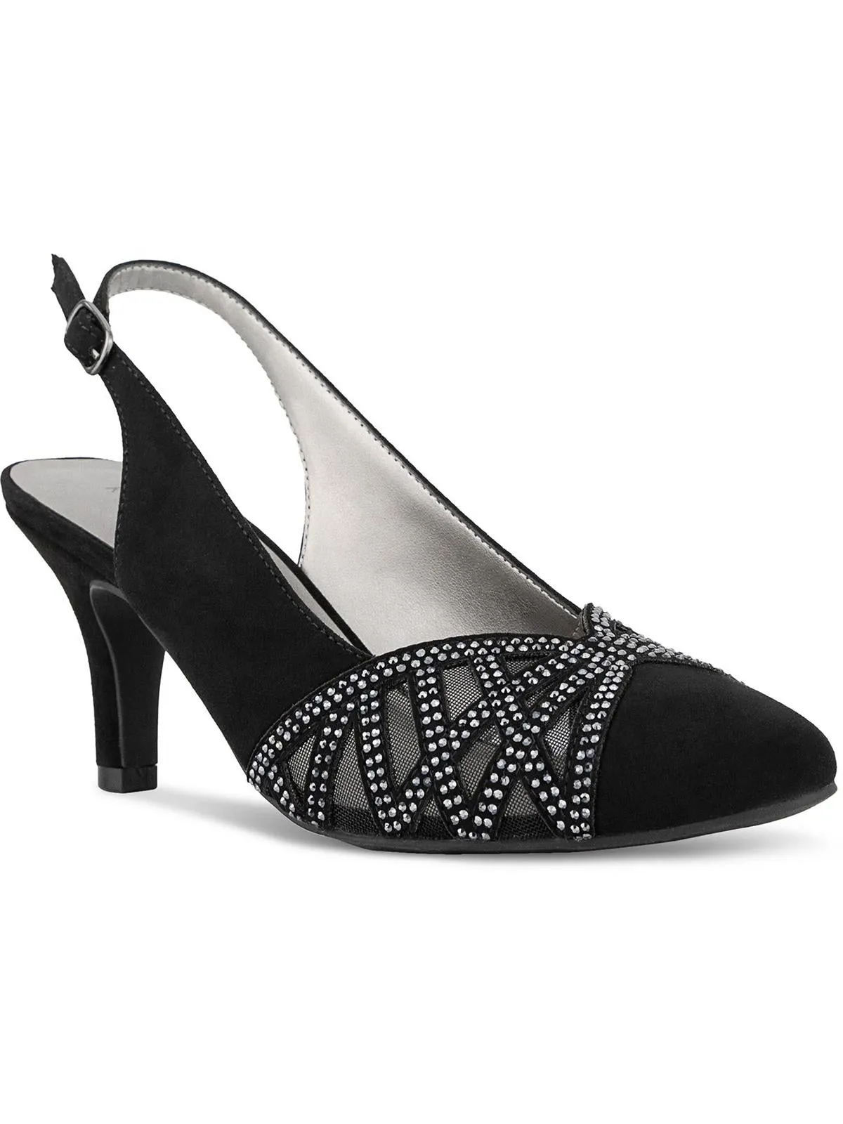 Gillis  Womens Buckle Slip On Pumps