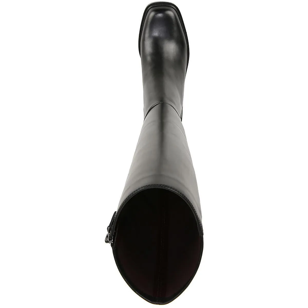 Giselle Womens Leather Square Toe Knee-High Boots