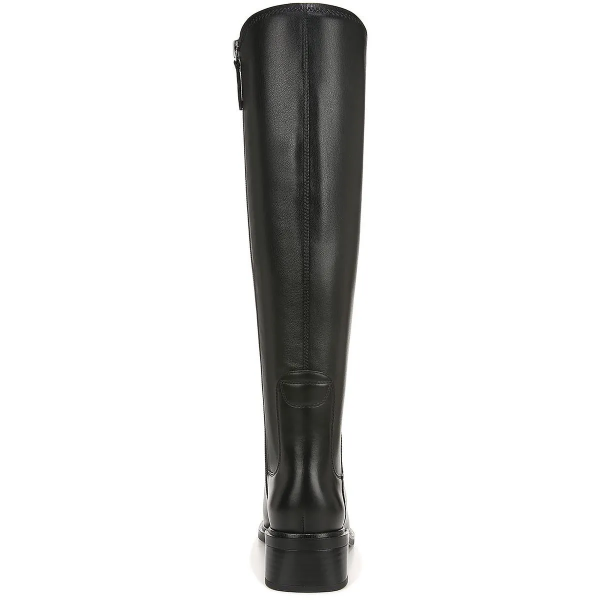 Giselle Womens Leather Square Toe Knee-High Boots