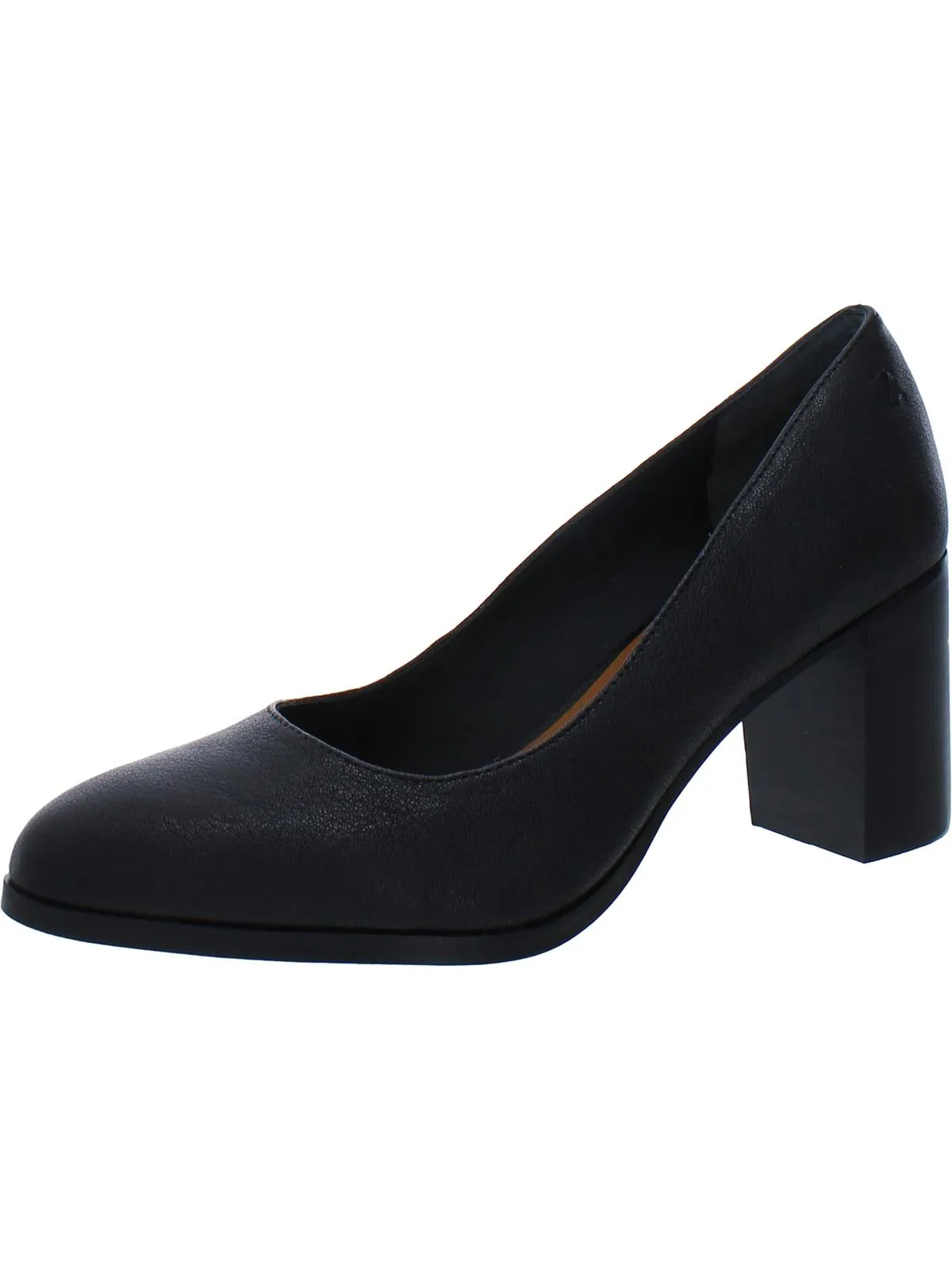 Gloria Womens Leather Slip-On Pumps