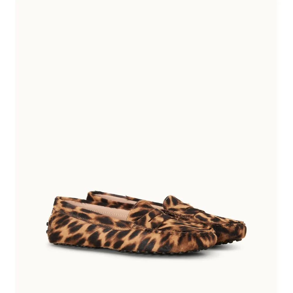 Gommino Driving Shoes in Ponyskin-Effect Leather