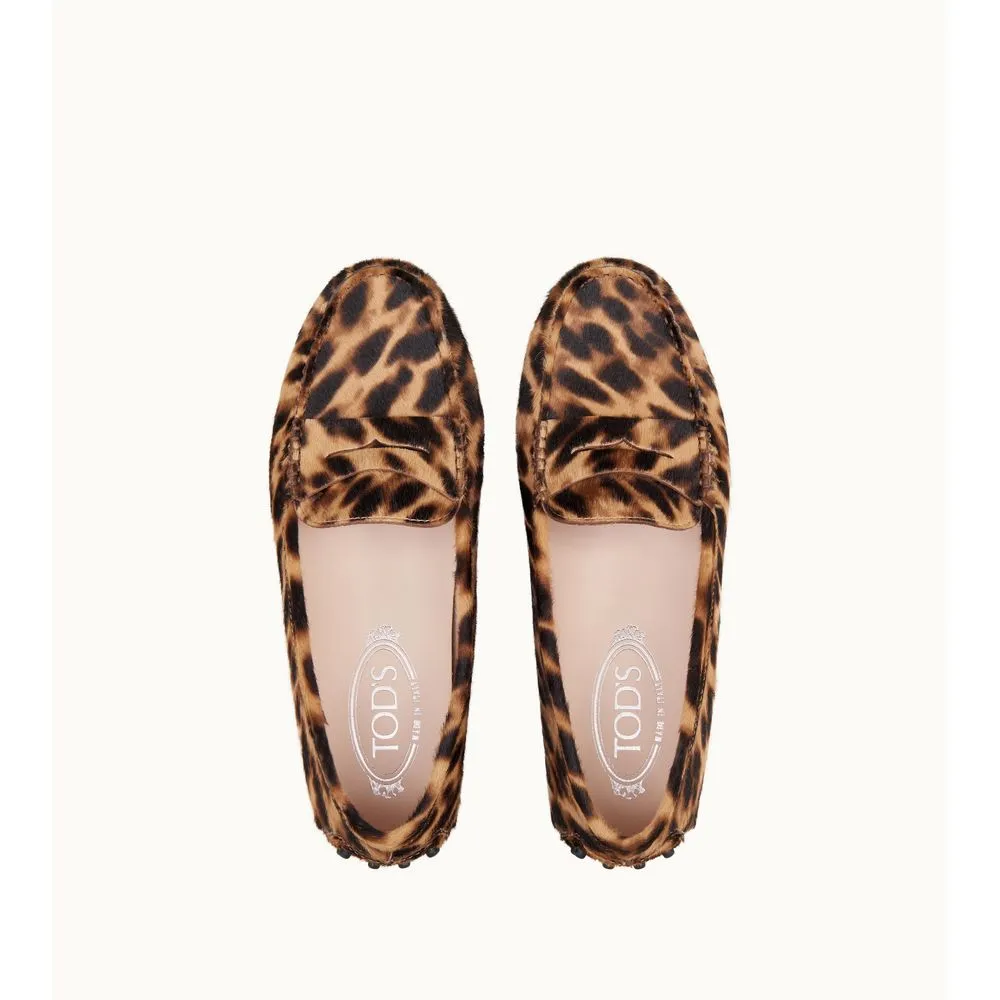 Gommino Driving Shoes in Ponyskin-Effect Leather