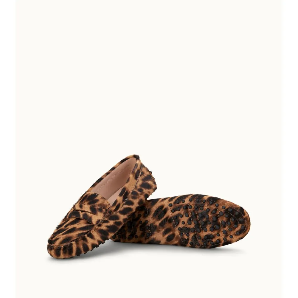 Gommino Driving Shoes in Ponyskin-Effect Leather