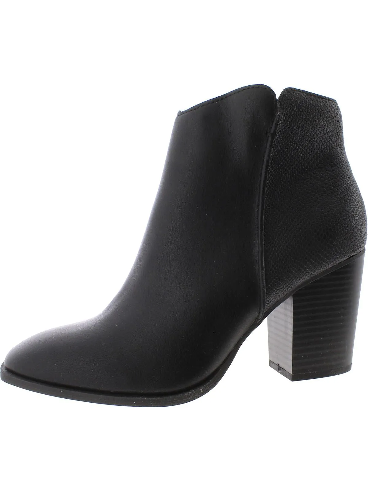 Graceyy  Womens Faux Leather Embossed Booties