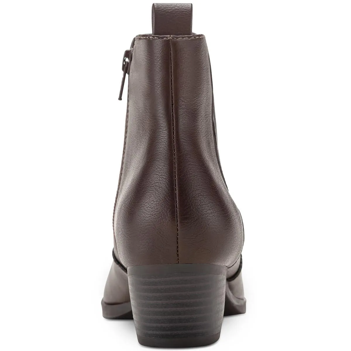 Grangerr Womens Pointed toe Side Zip Ankle Boots