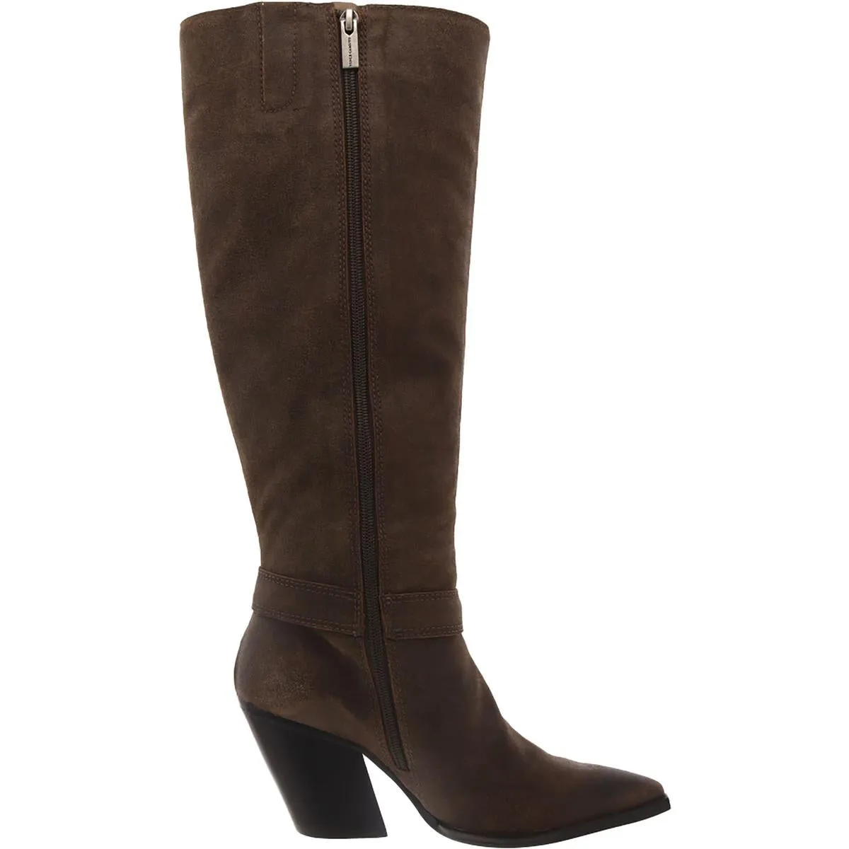 Grathlyn 2 Womens Suede Wide Calf Knee-High Boots