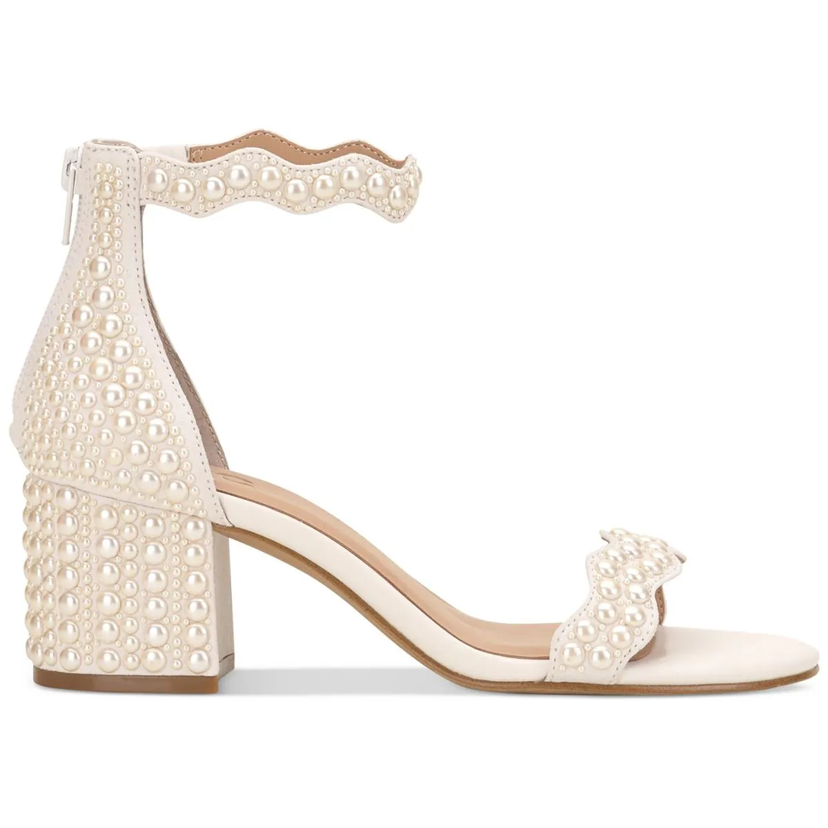 Hadwin Womens Leather Block Heel Heels