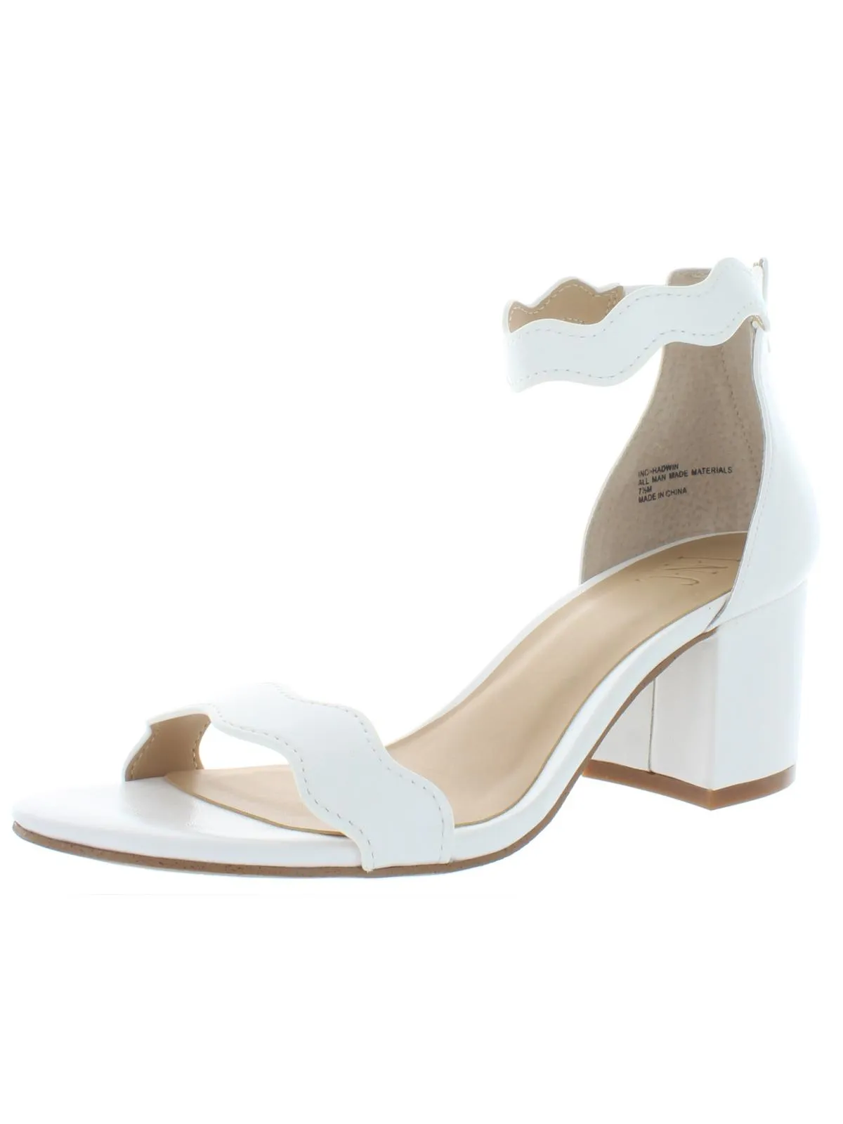 Hadwin Womens Leather Block Heel Heels