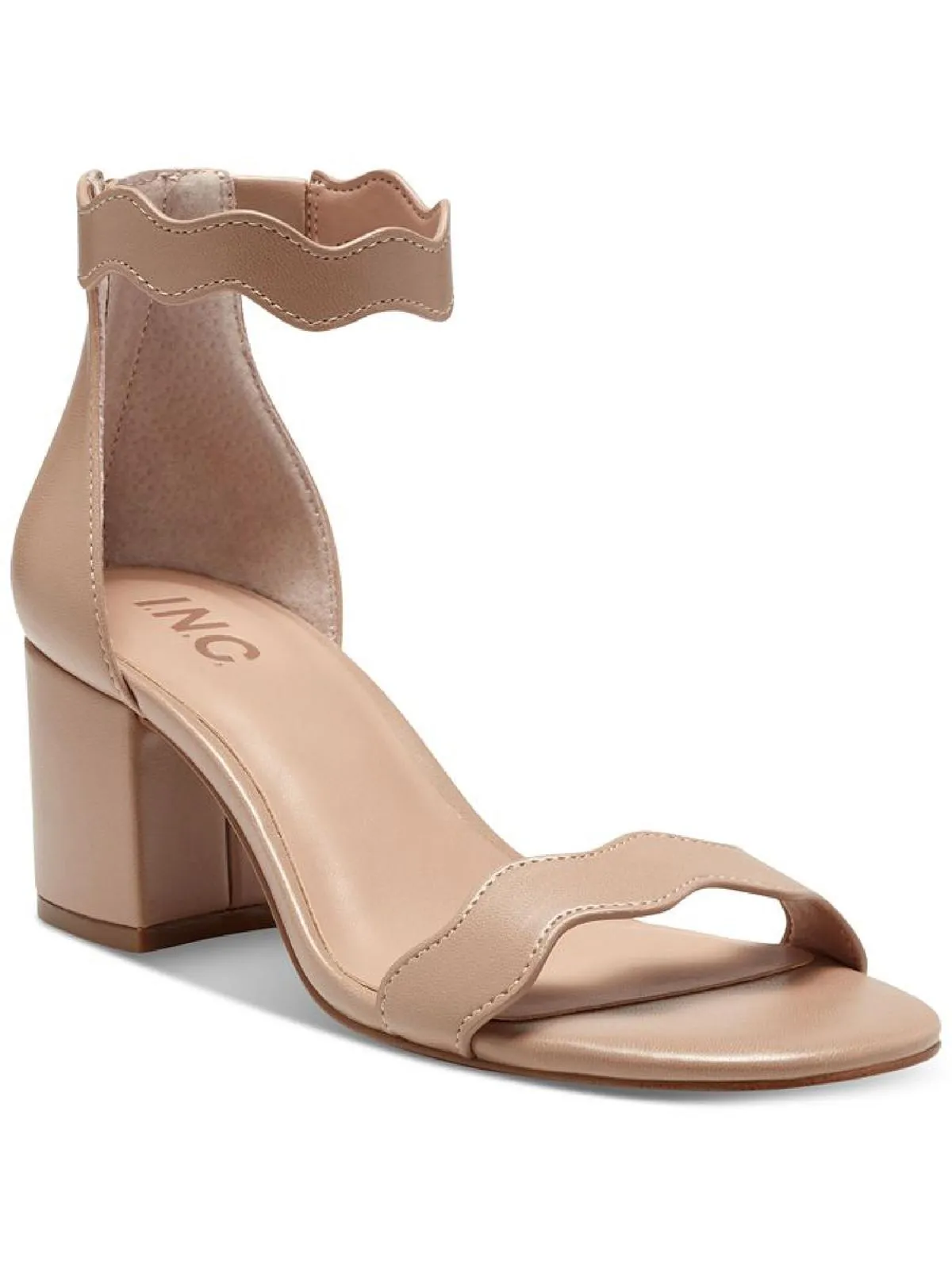 Hadwin Womens Leather Block Heel Heels