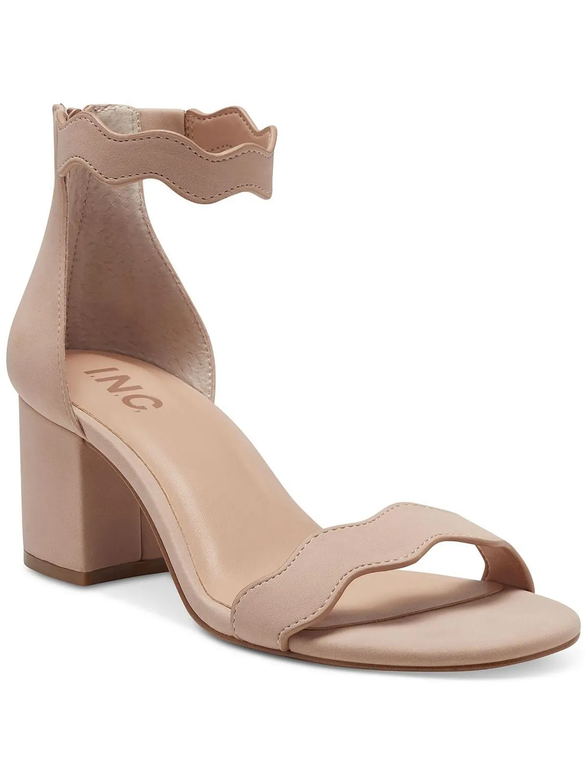 Hadwin Womens Leather Block Heel Heels