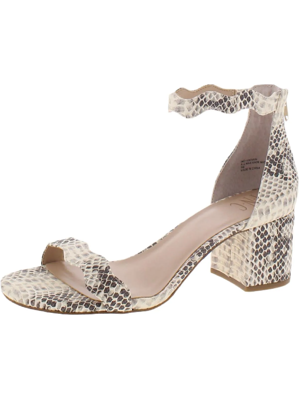 Hadwin Womens Leather Block Heel Heels