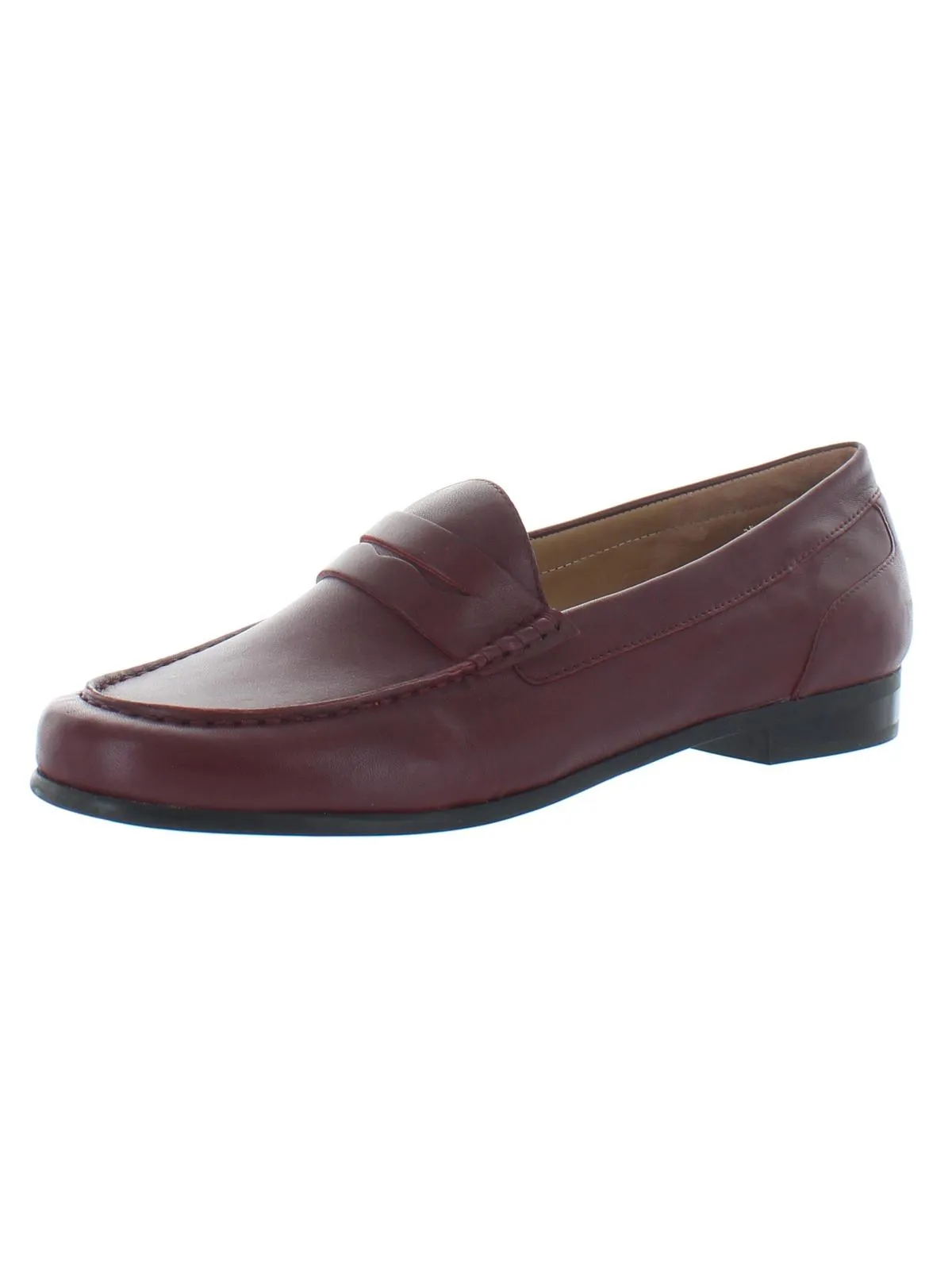 Harper Womens Solid Moc Toe Loafers