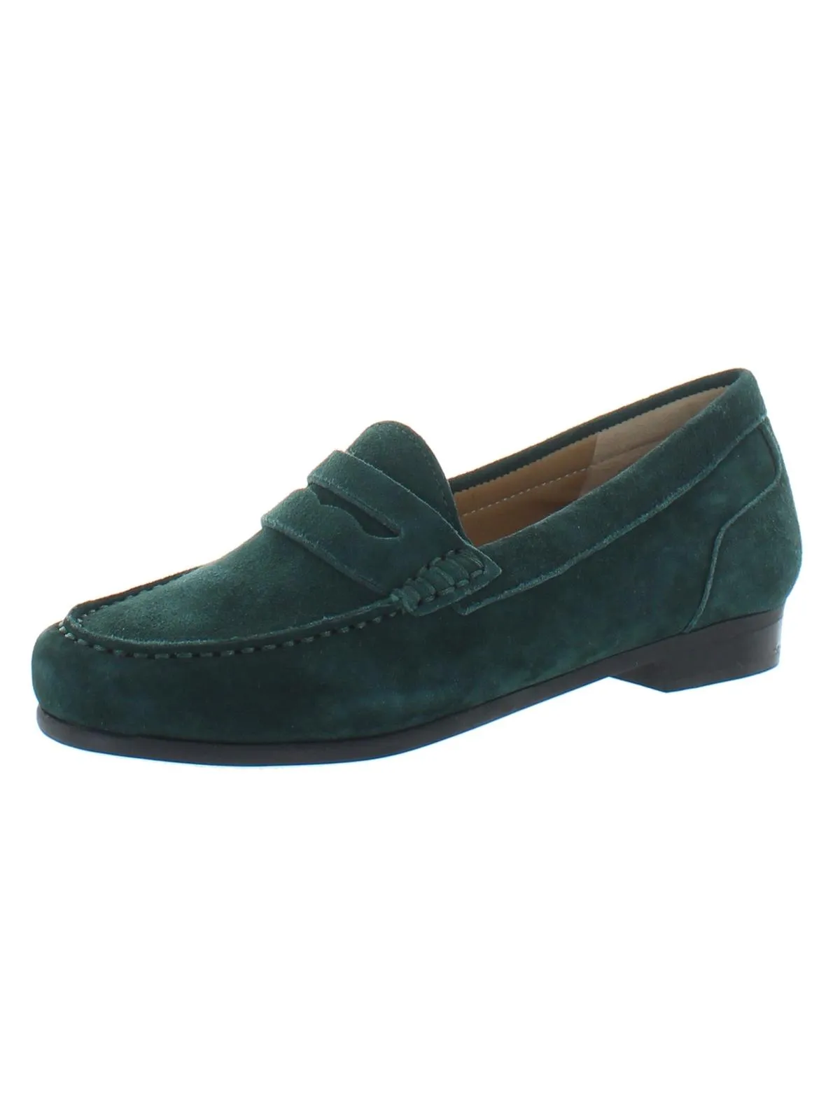Harper Womens Solid Moc Toe Loafers