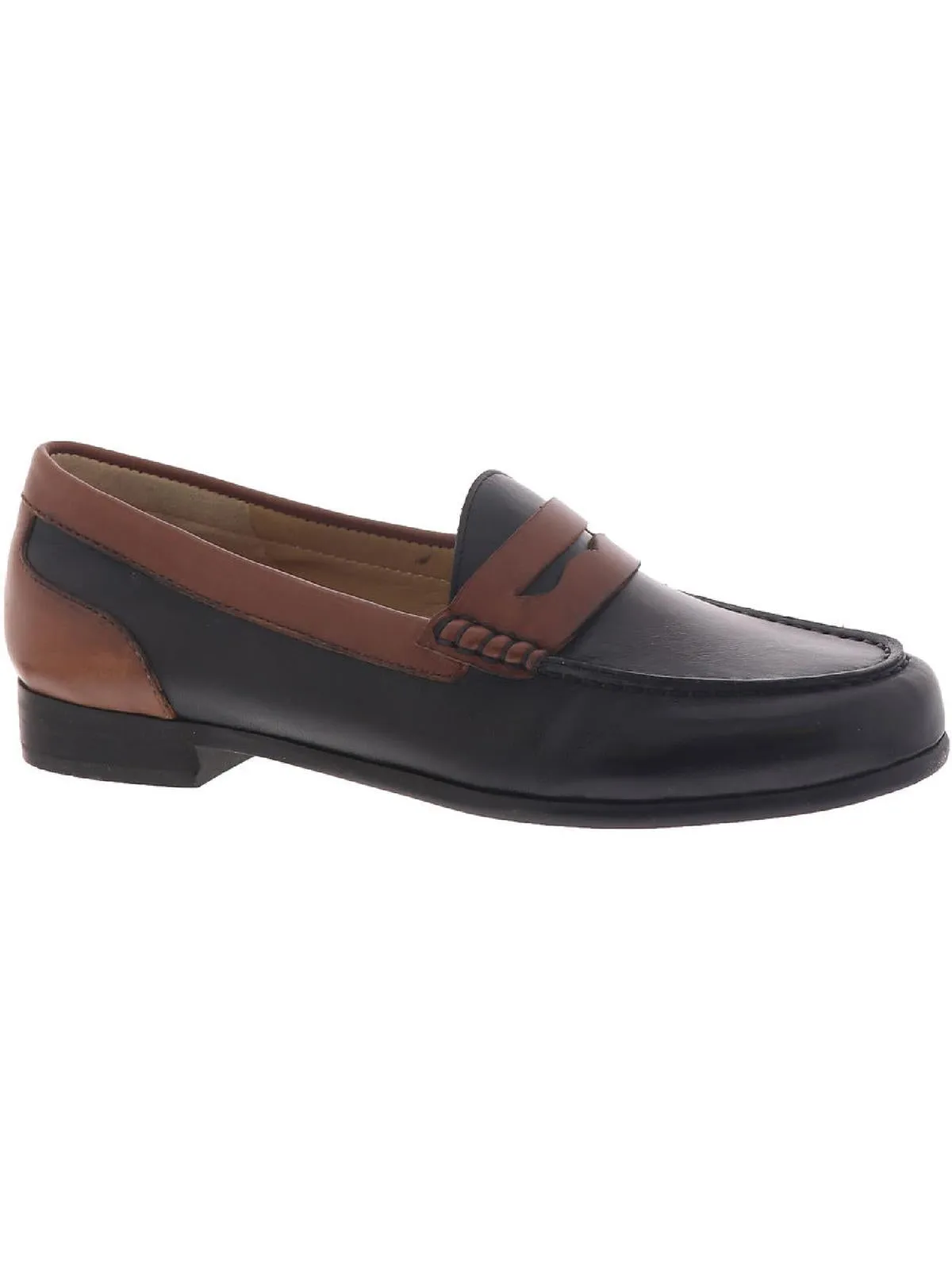 Harper Womens Solid Moc Toe Loafers
