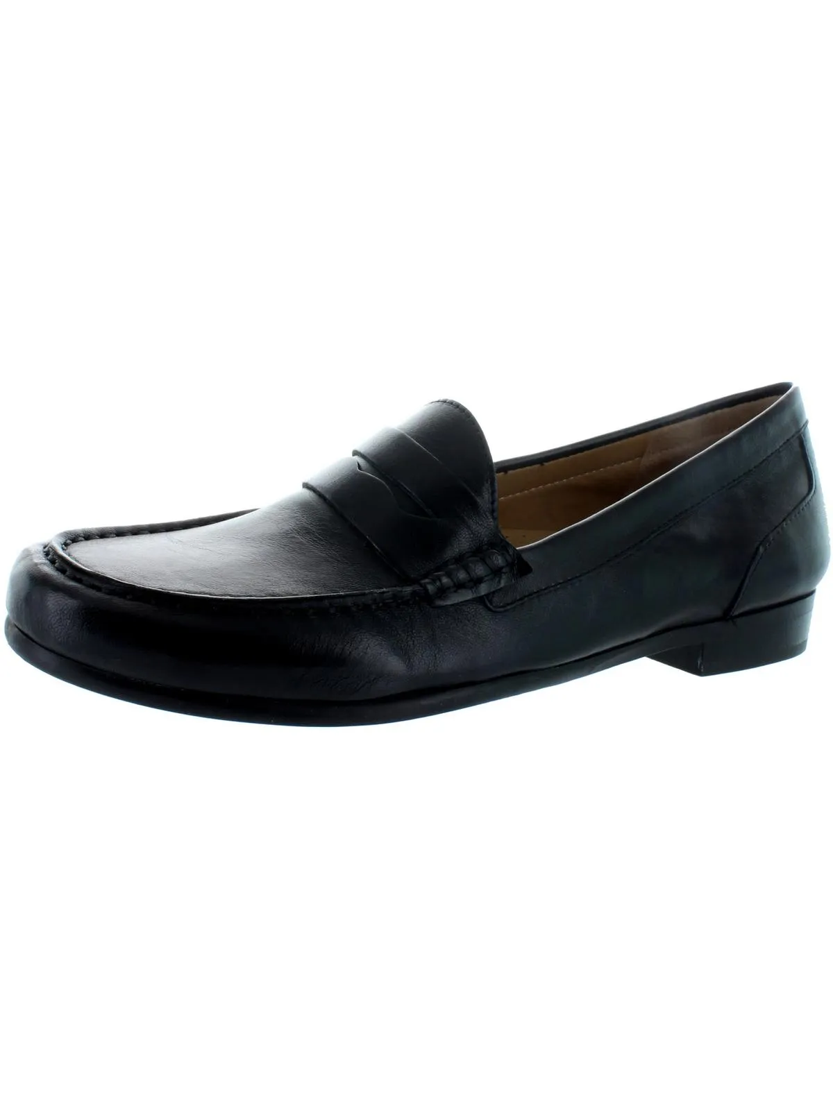 Harper Womens Solid Moc Toe Loafers