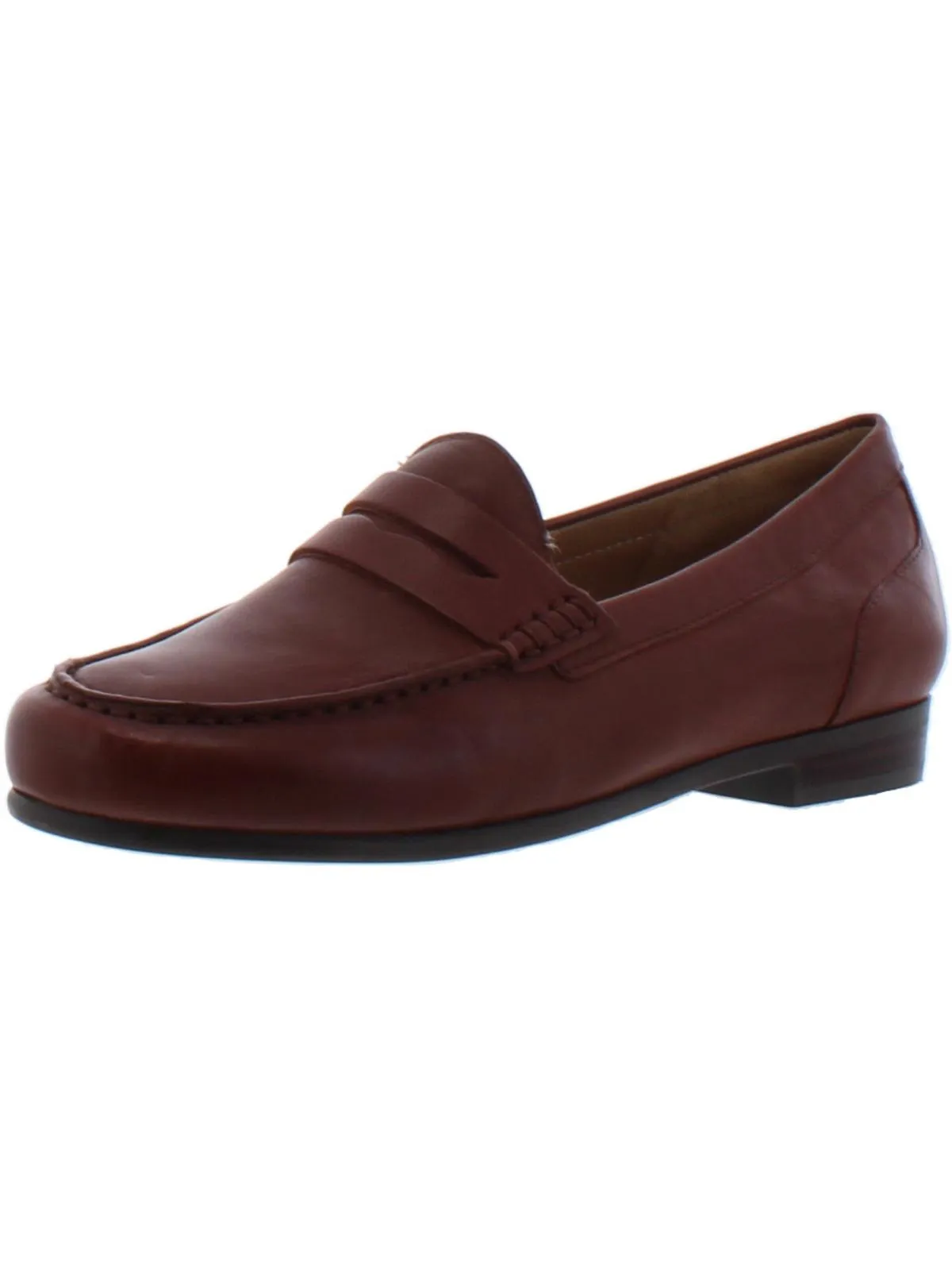 Harper Womens Solid Moc Toe Loafers
