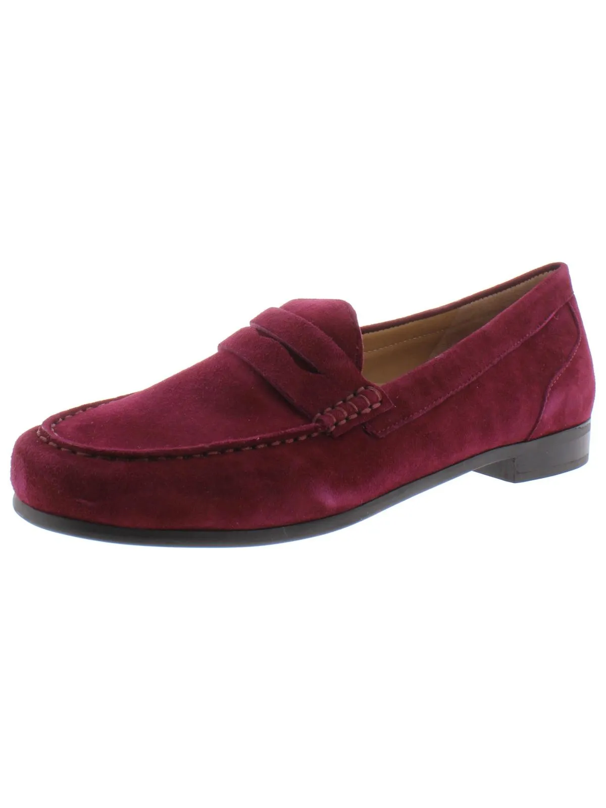 Harper Womens Solid Moc Toe Loafers