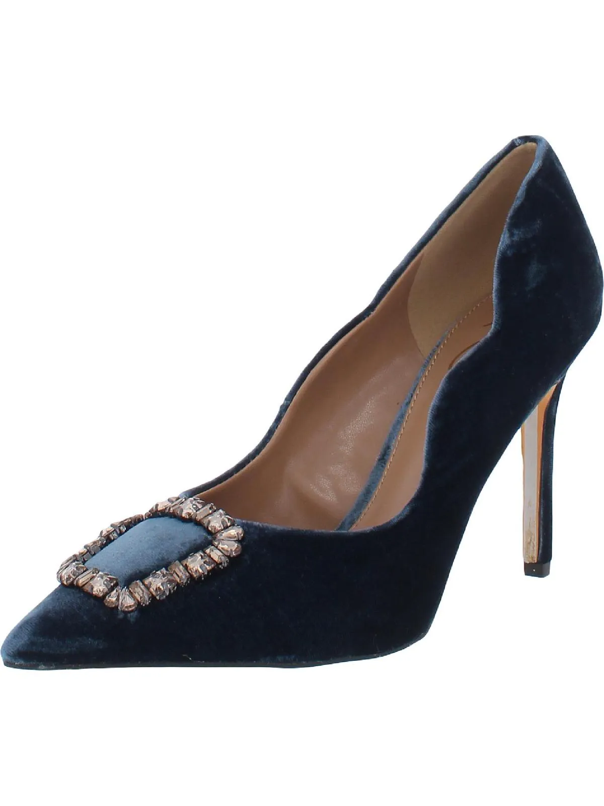 Harriett Womens Scalloped Embellished Pumps