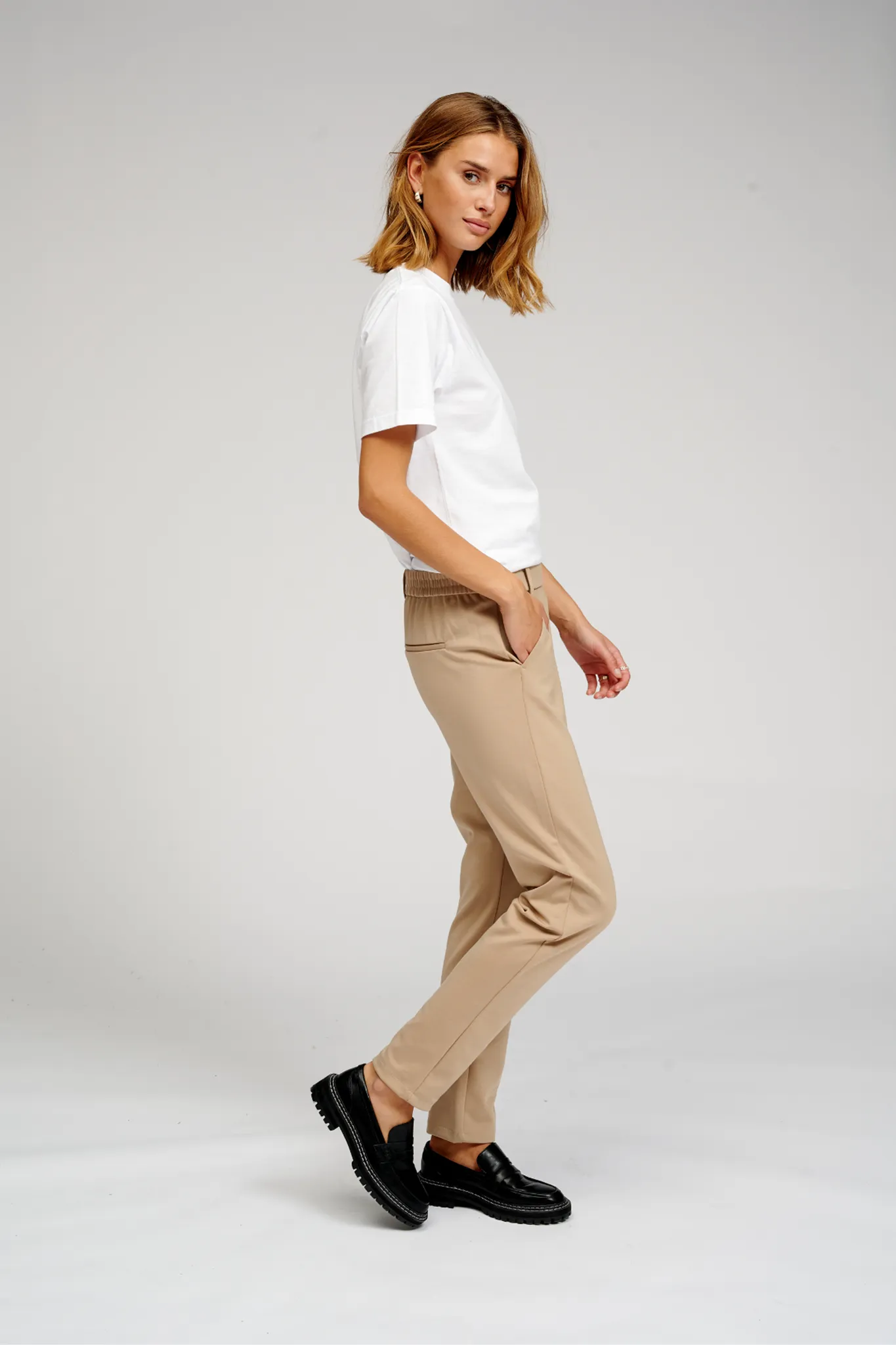 Haylie  Trousers - Beige