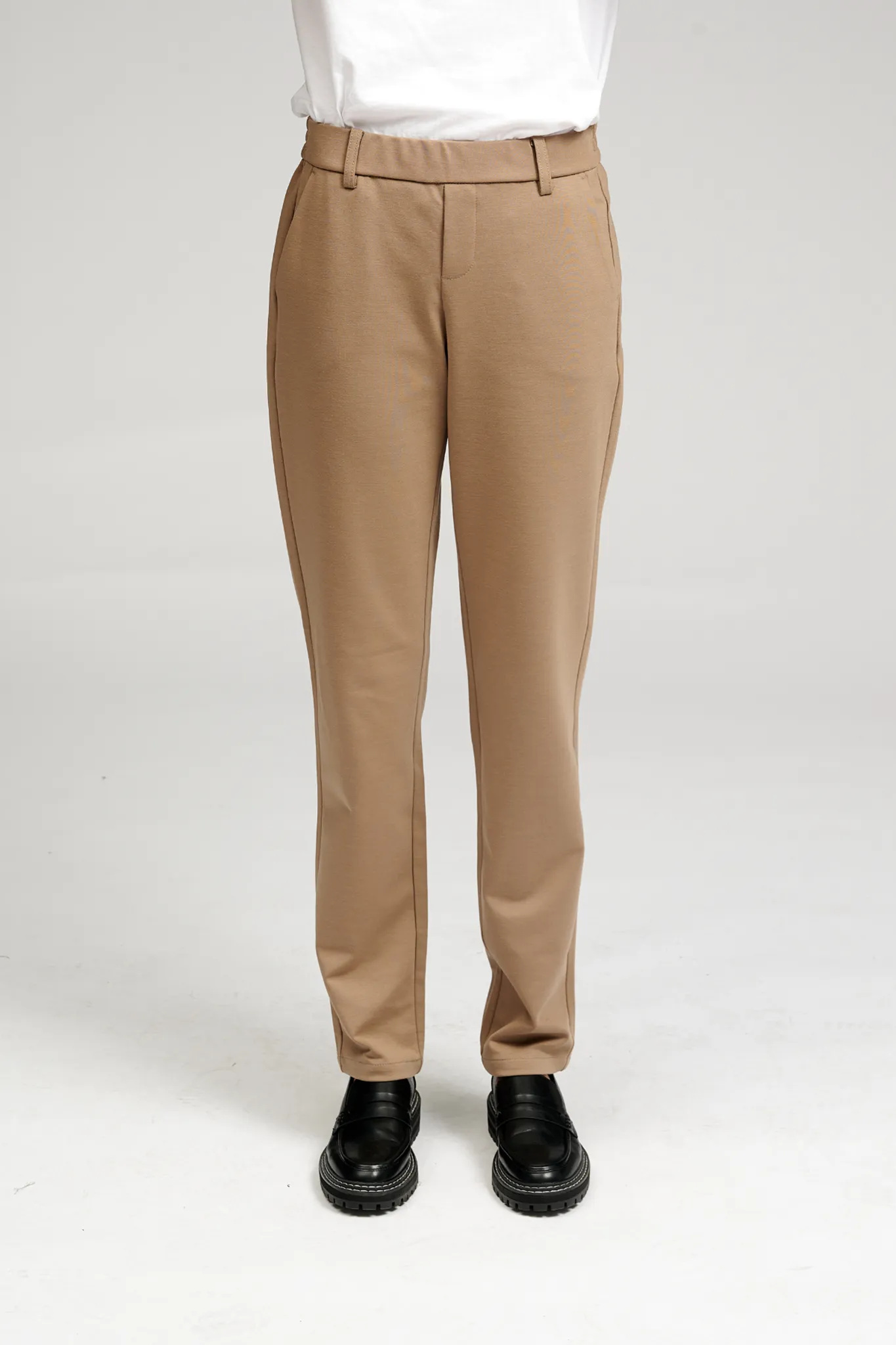 Haylie Trousers - Dark Beige