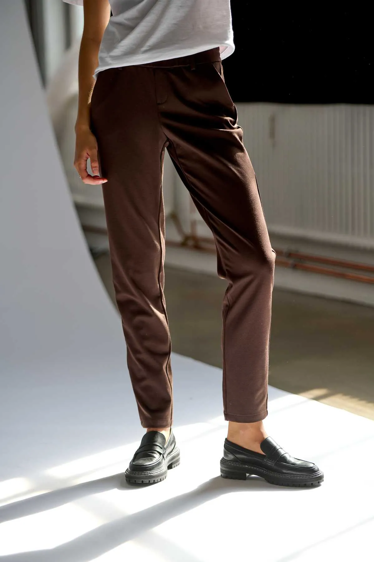 Haylie Trousers - Dark Brown