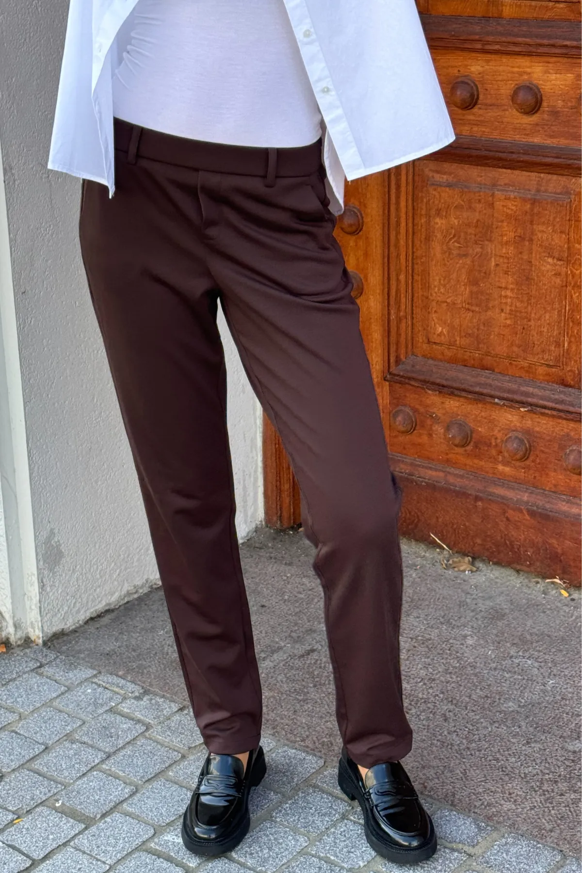 Haylie Trousers - Dark Brown