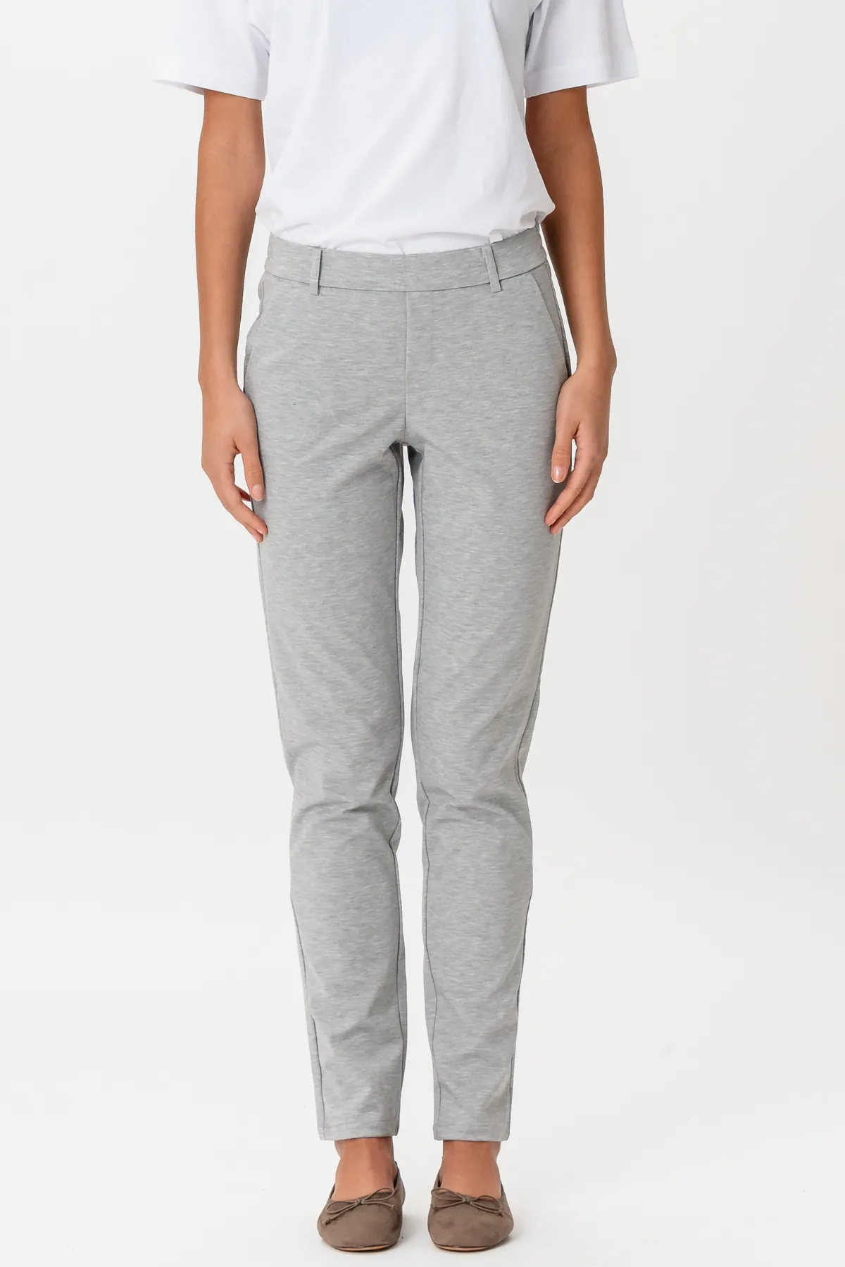 Haylie Trousers - Light Grey