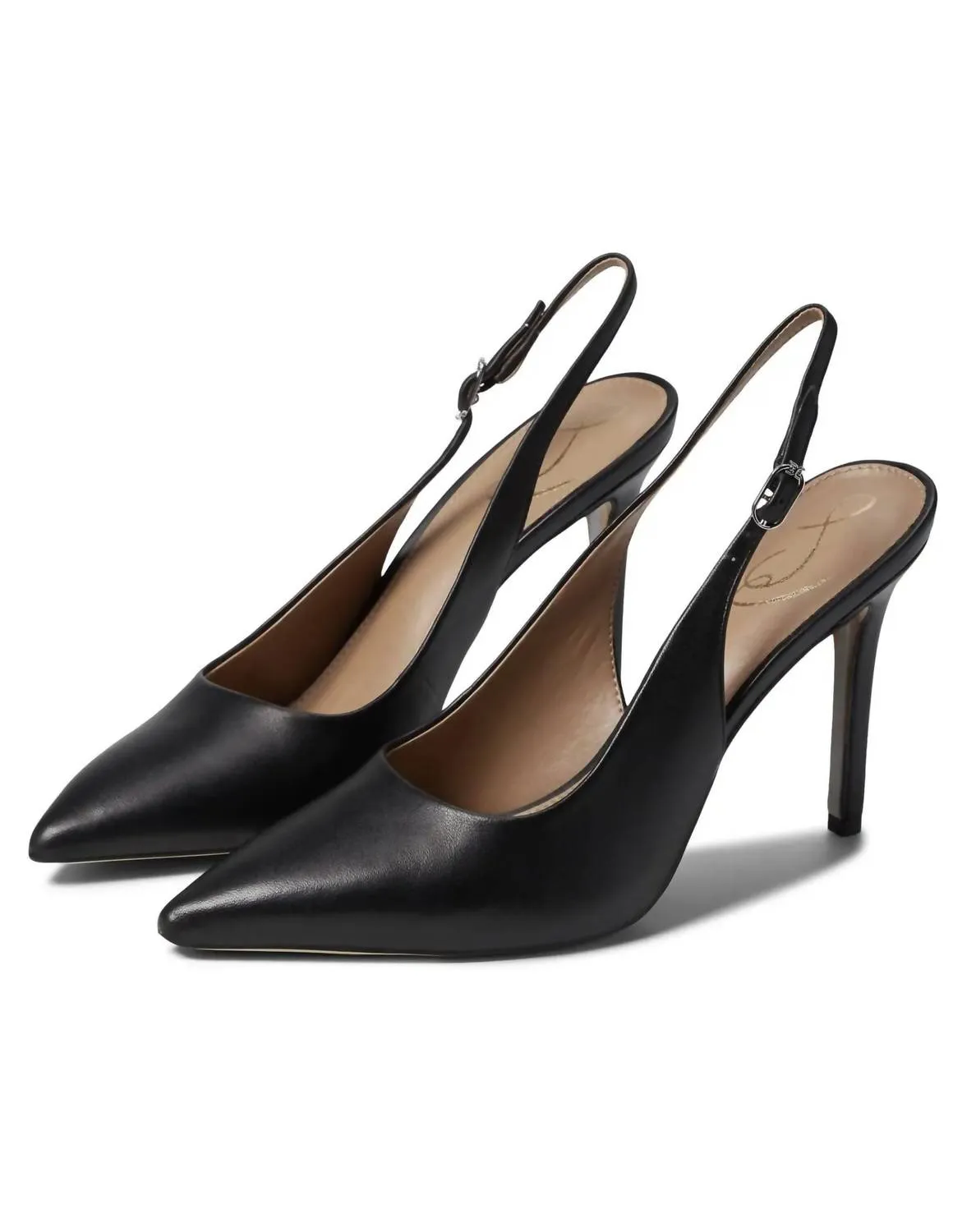 Hazel Sling Heels In Black