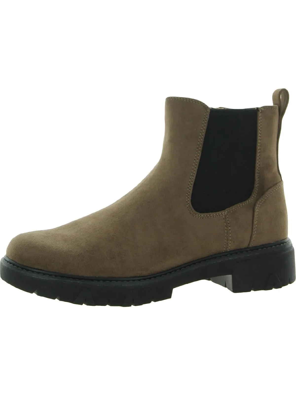 Hey Ya Womens Faux Suede Comfort Chelsea Boots