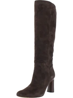 Highland Womens Zipper Heels Knee-High Boots