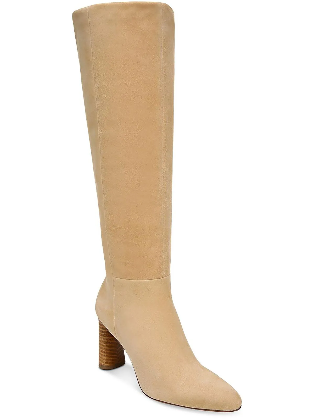 Highland Womens Zipper Heels Knee-High Boots