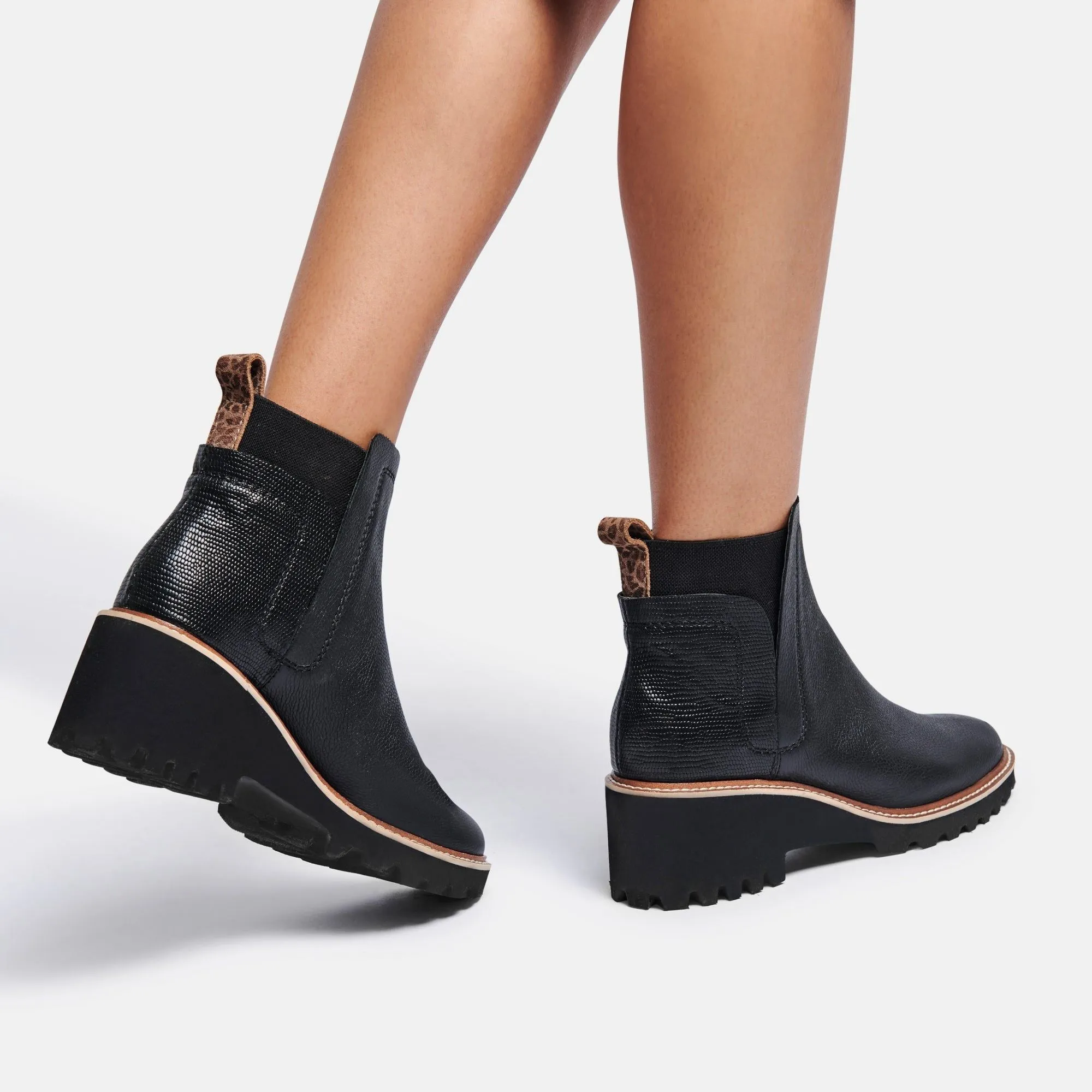 Huey H2o Boots Black Leather - Re:vita
