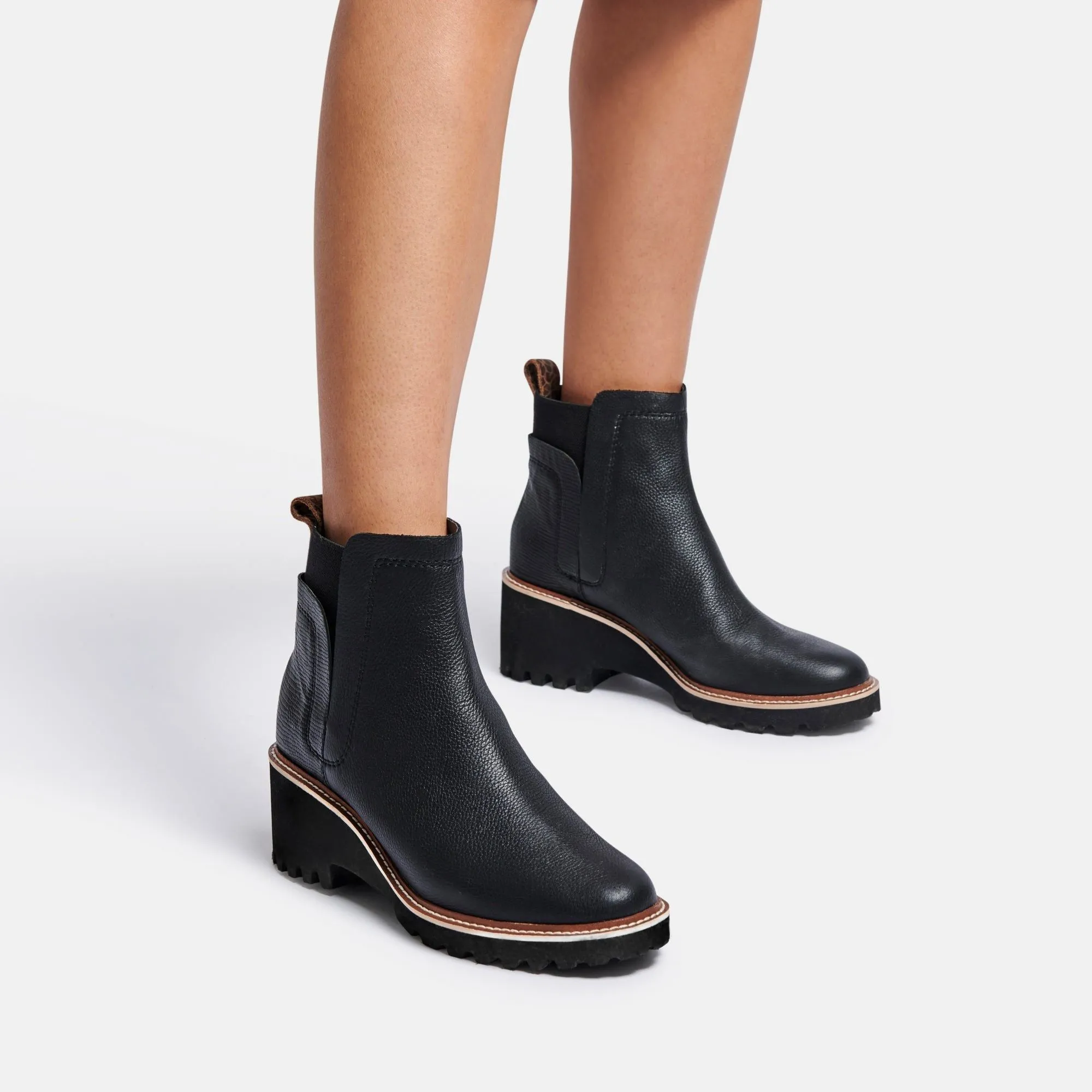 Huey H2o Boots Black Leather - Re:vita