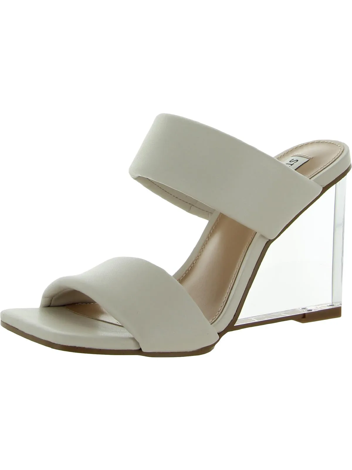Isa Womens Padded Insole Slip On Wedge Sandals