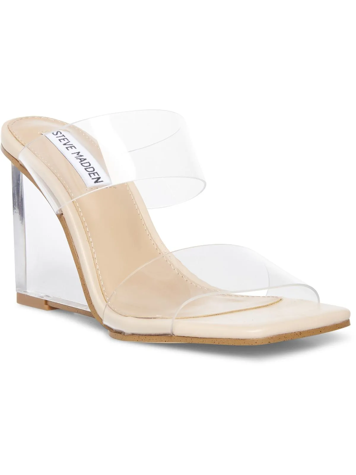Isa Womens Padded Insole Slip On Wedge Sandals