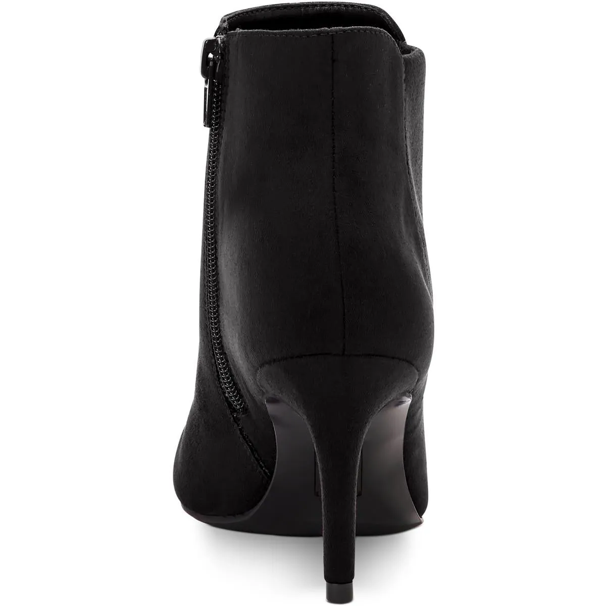 Jacklynne Womens Faux Leather Pointed Toe Booties