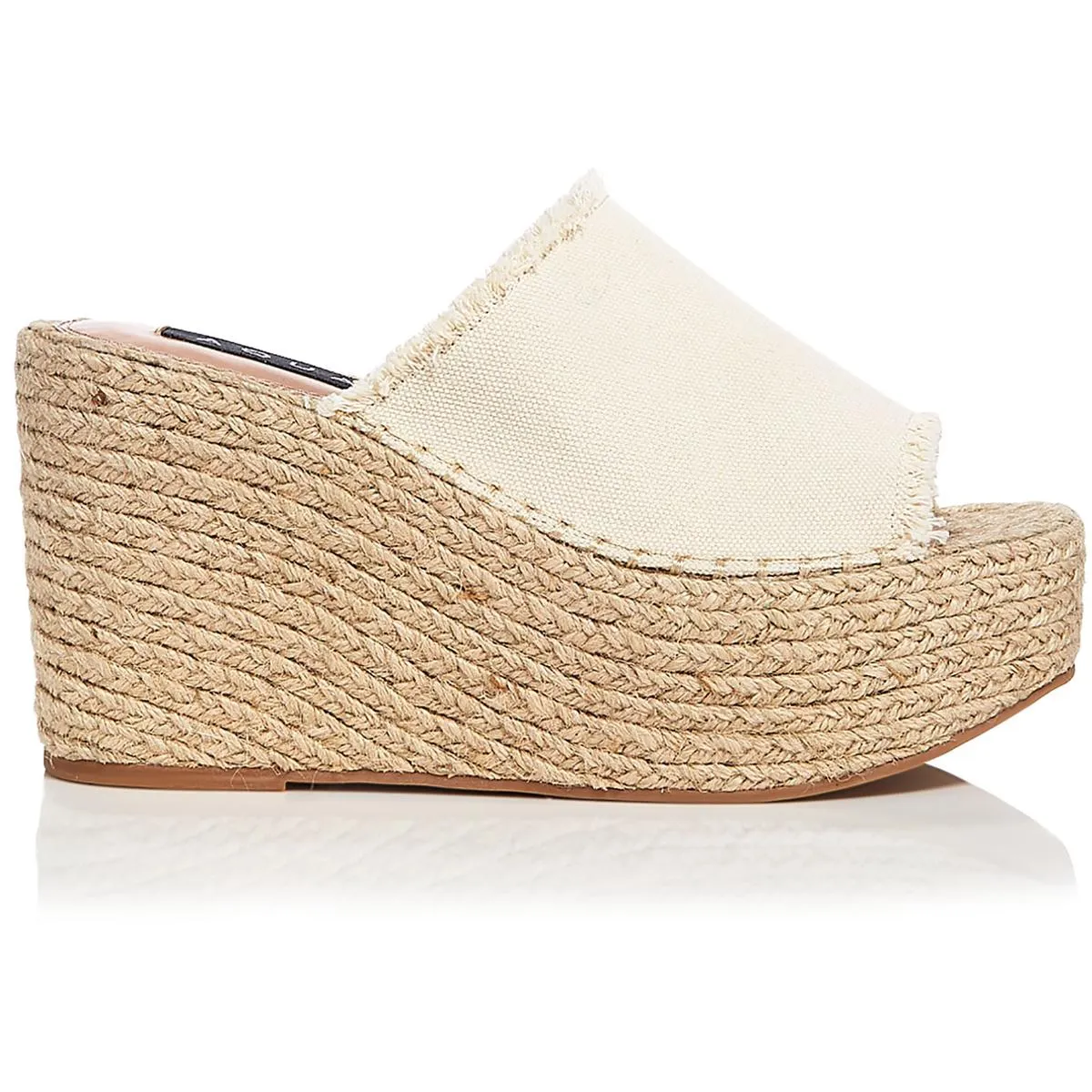 Jacy Womens Leather Slip On Espadrilles