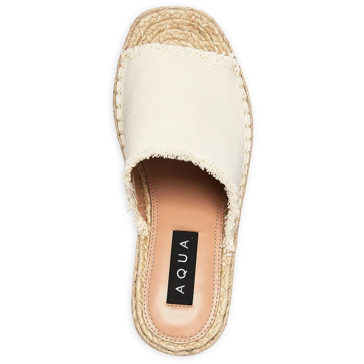 Jacy Womens Leather Slip On Espadrilles