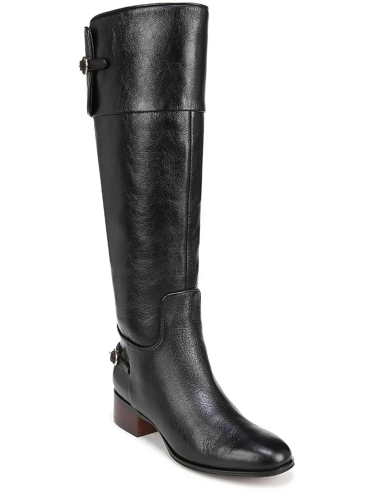 Jazrin Womens Leather Riding Knee-High Boots