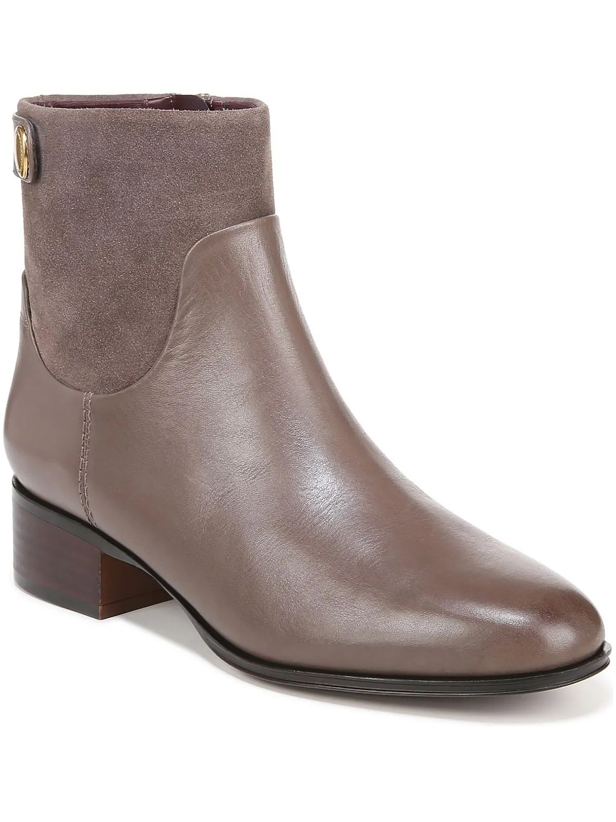 Jessica Womens Leather Western Ankle Boots