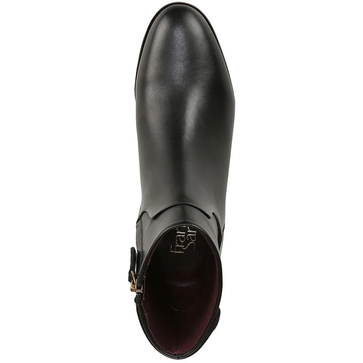 Joanne Womens Leather Western Ankle Boots