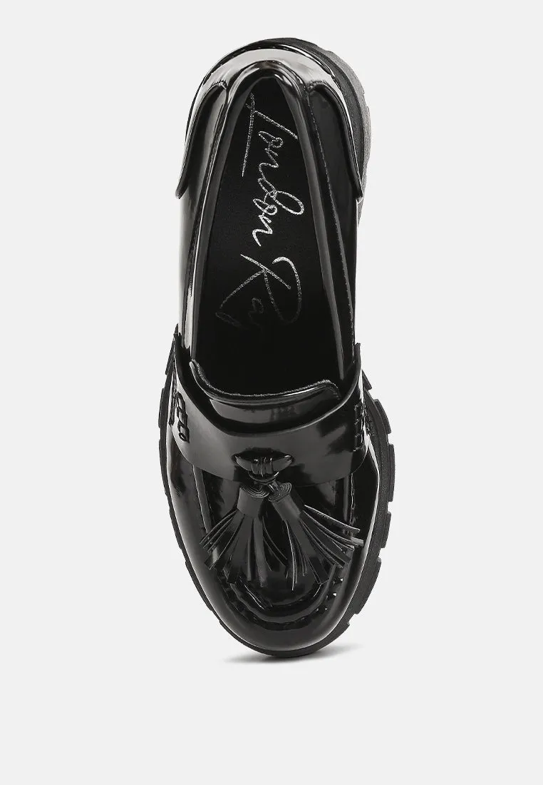 jonah tassels detail chunky loafers