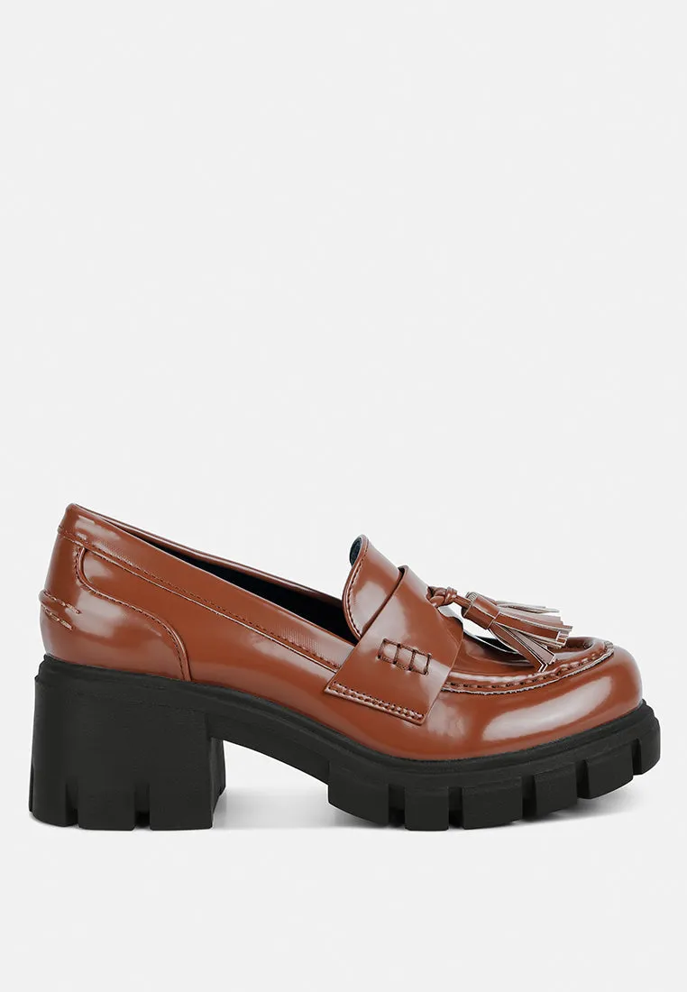 jonah tassels detail chunky loafers