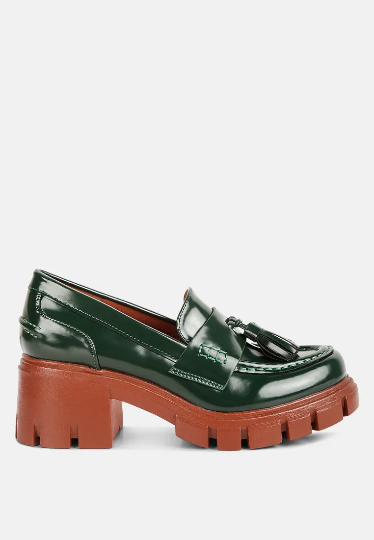 jonah tassels detail chunky loafers