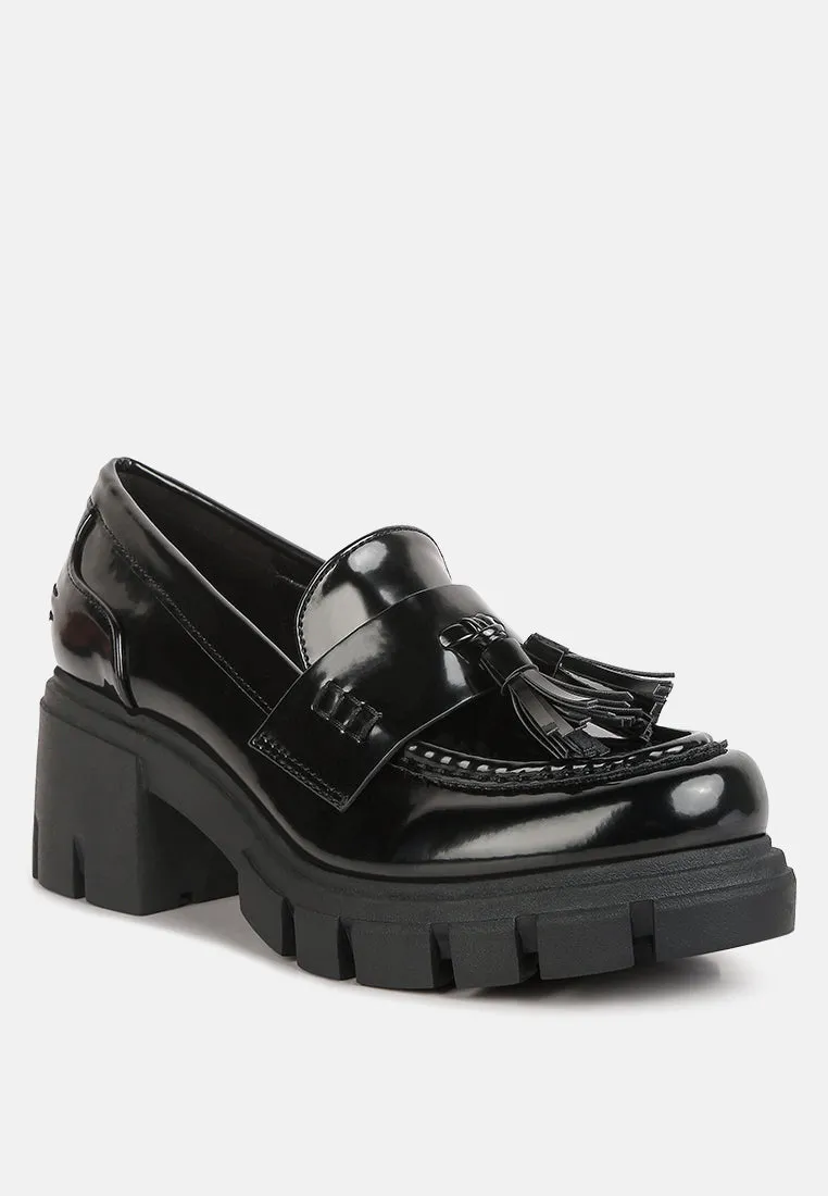 jonah tassels detail chunky loafers
