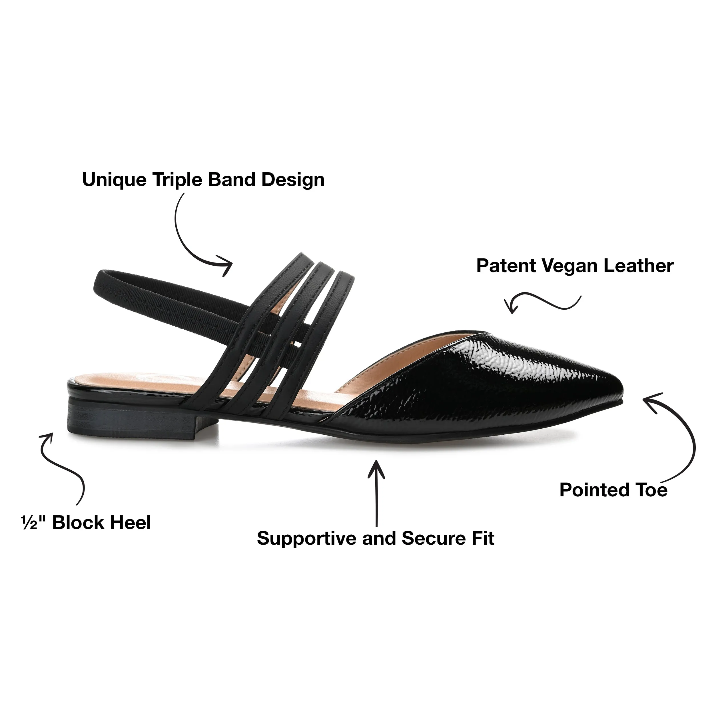 Journee Collection Women's Brinney Flat