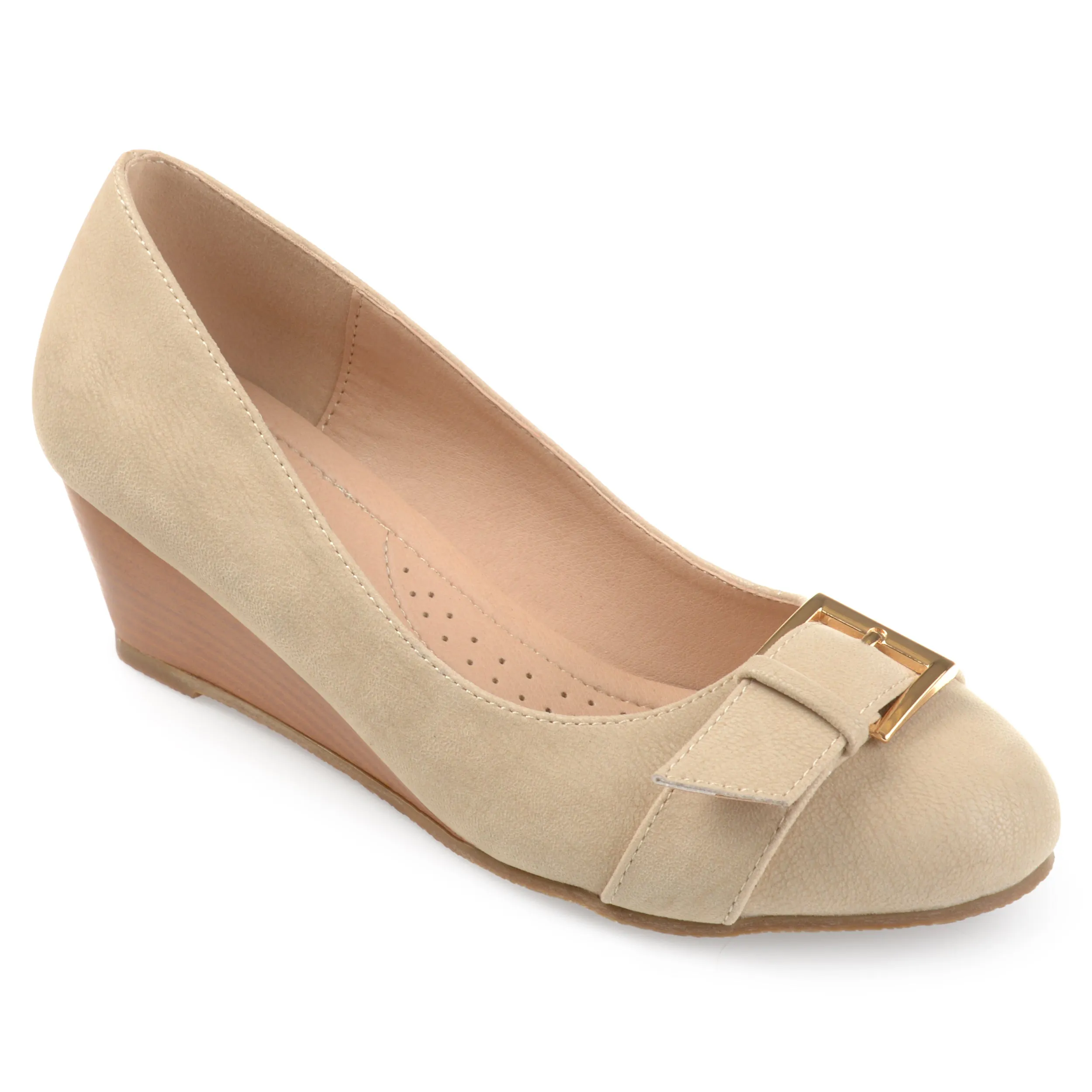 Journee Collection Women's Comfort Graysn Wedge