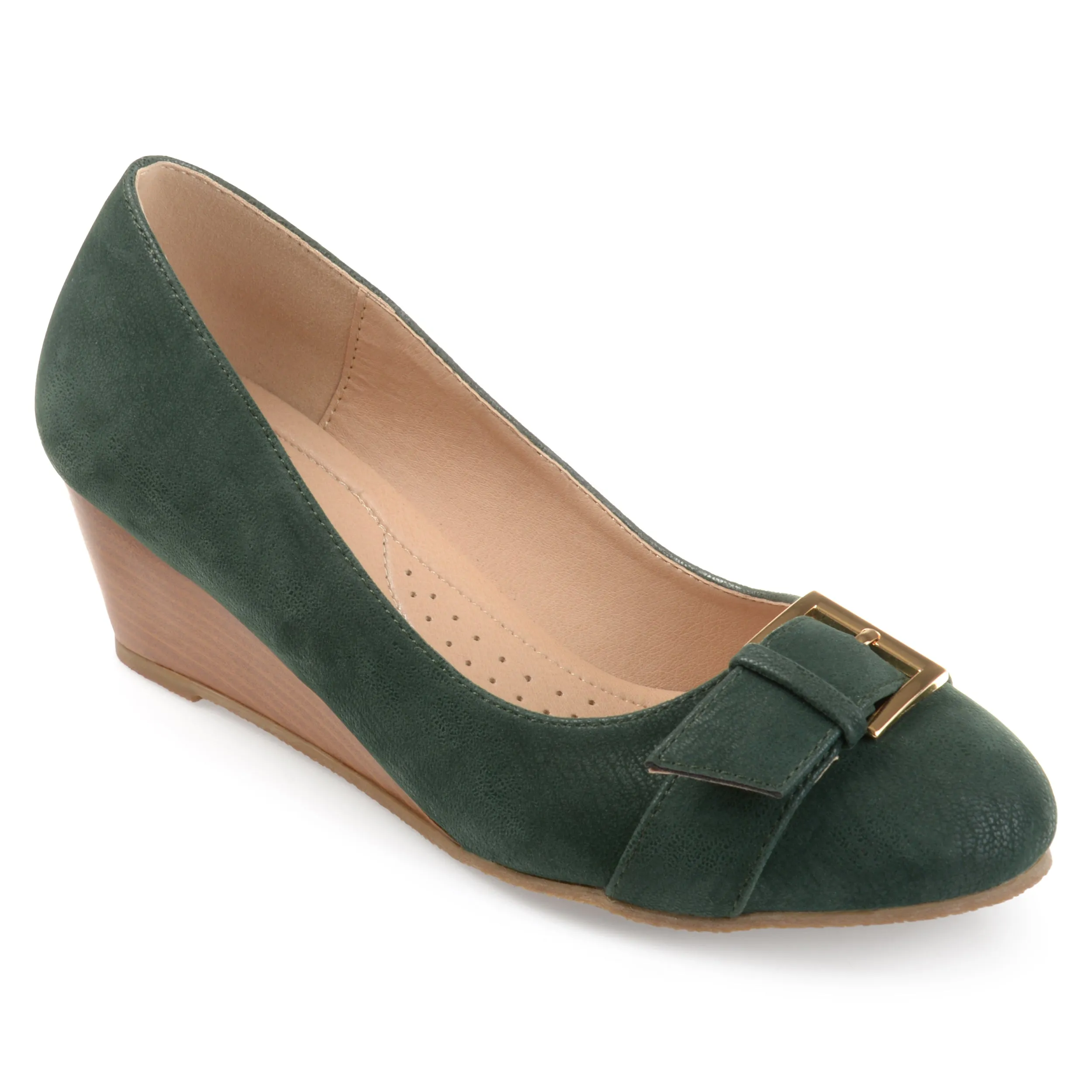Journee Collection Women's Comfort Graysn Wedge