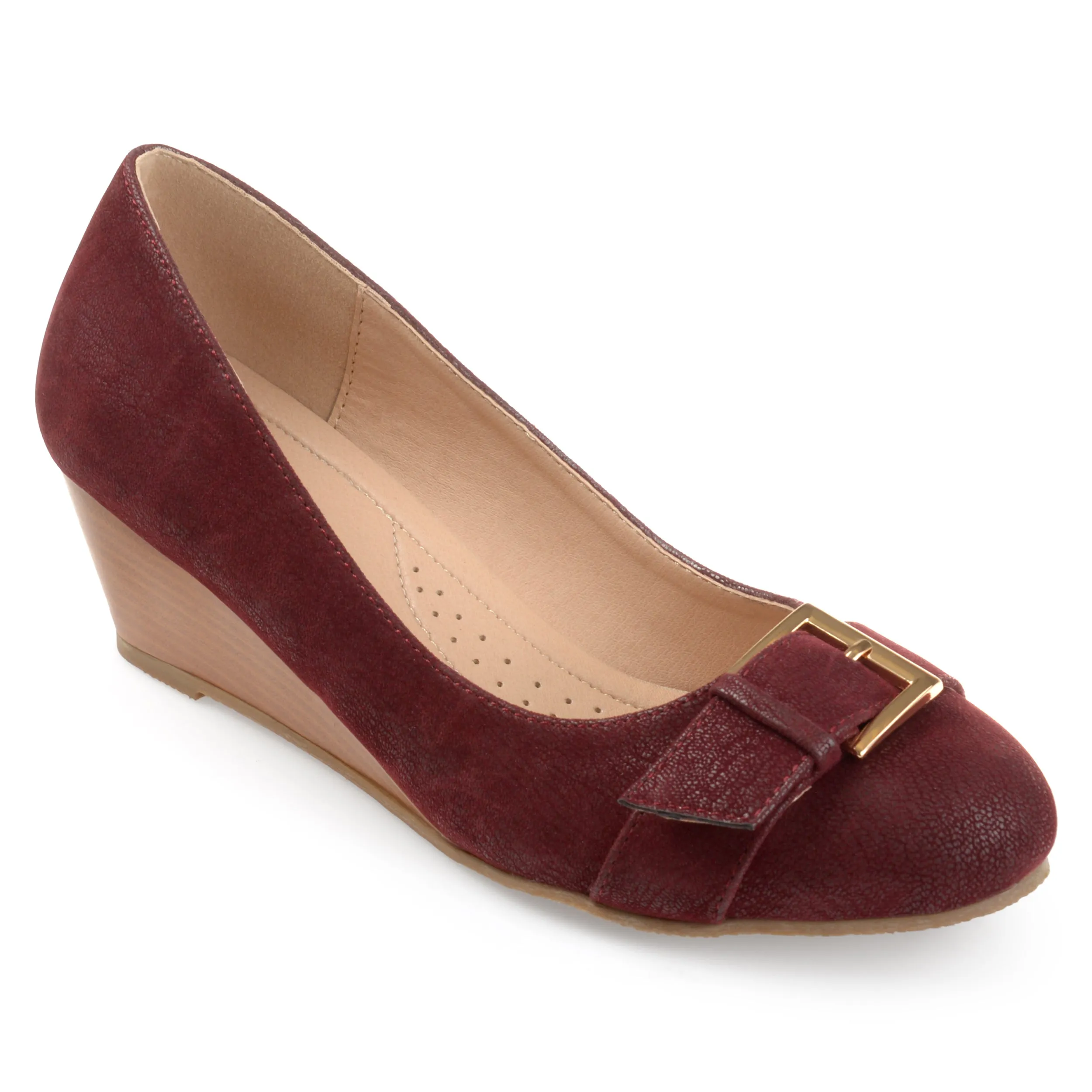 Journee Collection Women's Comfort Graysn Wedge