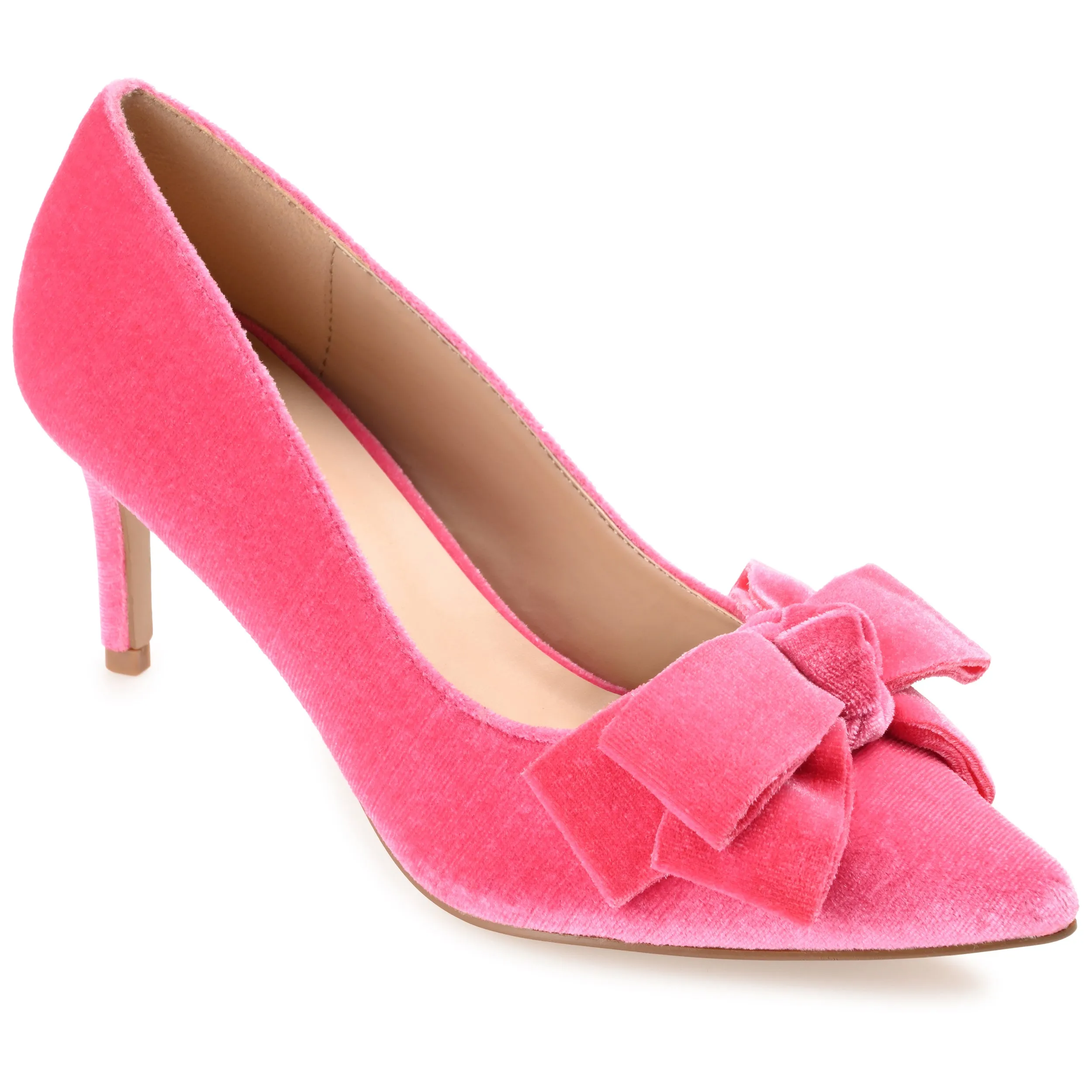 Journee Collection Women's Crystol Wide Width Pump